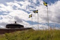 Karlsborg Fortress in Sweden Royalty Free Stock Photo