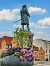 Karlskrona Statue King Denkmal Karl XI at Stotorget Market square Sweden