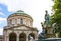 Karlsruhe Old Hygieia Fountain Therme Vierordtbad Sauna Thermal Royalty Free Stock Photo