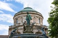 Karlsruhe Old Hygieia Fountain Therme Vierordtbad Sauna Thermal Royalty Free Stock Photo