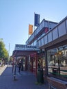 The bus station in Karlstad, Sweden Royalty Free Stock Photo