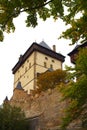 Karlstejn Castle in Bohemia Royalty Free Stock Photo