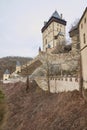 Karlstejn famous gothic Bohemian castle near Prague capital of Czech Republic