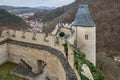 Karlstejn famous gothic Bohemian castle near Prague capital of Czech Republic