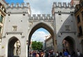 Karlstor Gate, the main entrance of old town Munich