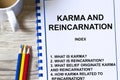 Karma and Reincarnation