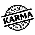 Karma rubber stamp