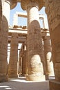 Karnak temple, colonnade. Luxor, Egypt