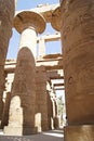 Karnak temple, colonnade. Luxor, Egypt