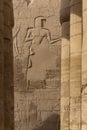 Karnak Temple, complex of Amun-Re. Great Hypostyle Hall. Royalty Free Stock Photo