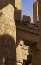 Karnak Temple, complex of Amun-Re. Great Hypostyle Hall. Royalty Free Stock Photo