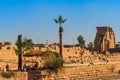 Karnak Temple Complex comprises vast mix of decayed temples, chapels, pylons, and other buildings in Luxor, Egypt Royalty Free Stock Photo