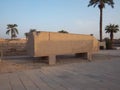 The Karnak Temple Complex  comprises a vast mix of decayed temples, chapels, pylons, and other buildings near Luxor, in Egypt. Royalty Free Stock Photo