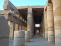 The Karnak Temple Complex  comprises a vast mix of decayed temples, chapels, pylons, and other buildings near Luxor, in Egypt. Royalty Free Stock Photo