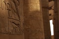 Karnak temple hieroglyphs