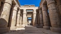 Karnak Temple in Luxor, Egypt. The Karnak Temple Complex, commonly known as Karnak, comprises a vast mix of decayed temples, Royalty Free Stock Photo