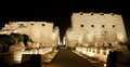 Karnak temple in Luxor at night