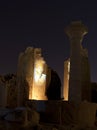 Karnak temple in Luxor at night