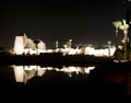 Karnak temple in Luxor at night Royalty Free Stock Photo