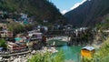 Karnaprayag Chamoli Uttarakhand - The Junction of Alaknanda and Pindari Rivers, march 2023 Royalty Free Stock Photo