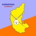 Karnataka covid-19 lockdown map