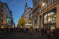 Karntner Street at night - Vienna, Austria