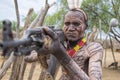 Man from the Caro tribe with AK47. Ethiopia, Omo Valley