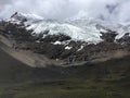 Karola Glacier in Spring in Tibet in China. Royalty Free Stock Photo