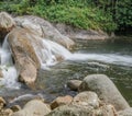 Karome waterfall, Thailand Royalty Free Stock Photo