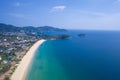 Karon beach coast line on Andaman Sea