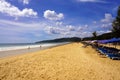 Karon BeachÃ¢â¬â¢s view Royalty Free Stock Photo