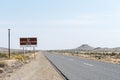 Karoo Highland Route sign on road R63