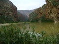 Karoo mountains with river