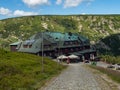 Mountain shelter called Akademicka Strzecha in Karkonosze National Park