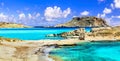 Karpathos island beaches and scenery. Greece Royalty Free Stock Photo