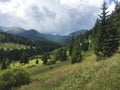 Karpaty is picturesque place mountains in Ukraine