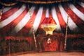 Karromato wooden circus at Bahrain, June 29, 2012 Royalty Free Stock Photo