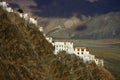 Karsha monastery in Zanskar range Royalty Free Stock Photo