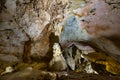 The karst cave Emine-Bair-Khosar in Chatyr-Dag mountain in Crime Royalty Free Stock Photo