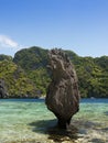 Karst coastline, El Nido, Philippines Royalty Free Stock Photo