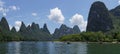 Karst landscape, Li River, Guilin, Yangshuo, China