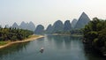 Karst landscape, Li River, Guilin, Yangshuo, China