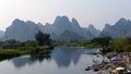 Karst landscape, Li River, Guilin, Yangshuo, China