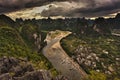 Karst mountain landscape in Xingping