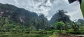 Karst view of Rammang-rammang Royalty Free Stock Photo