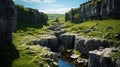 Karst In Yorkshire: A Stunning 3d Model Of Rock Formations And Stream