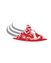 kart race logo , track logo vector