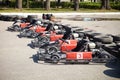 Kart Racing. Royalty Free Stock Photo