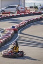 Kart racing or karting is a variant of motorsport road racing with open-wheel, four-wheeled