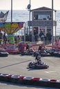 Kart racing or karting is a variant of motorsport road racing with open-wheel, four-wheeled